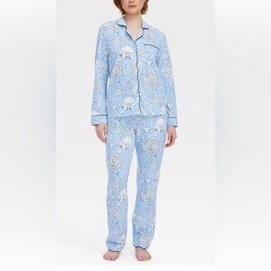 NWT Roller Rabbit x Target Women's Floral Vines Long Sleeves Pajama Set XXL